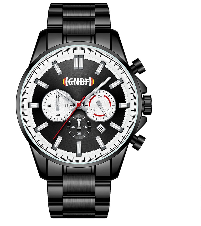 GNBF Herren-Chronograph – Frontansicht
